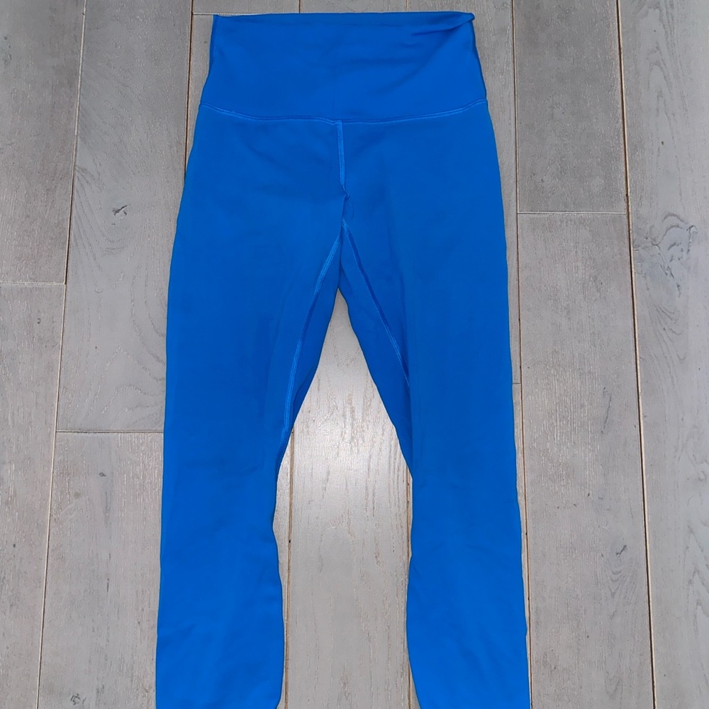 Lululemon Wunder Under Vibrant Blue High-Waisted Leggings